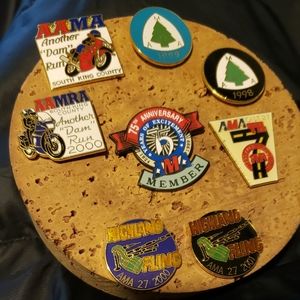 AMA motorcycle pins